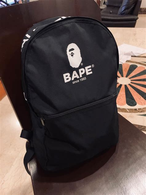 real bape backpack